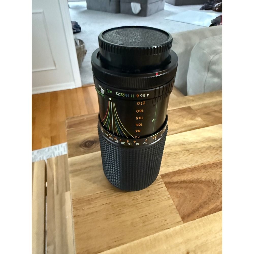 Sears 70-210mm f/4.5 Manual Zoom Lens 55mm Multi-Coated Korea‎ w/ Hoya Filter